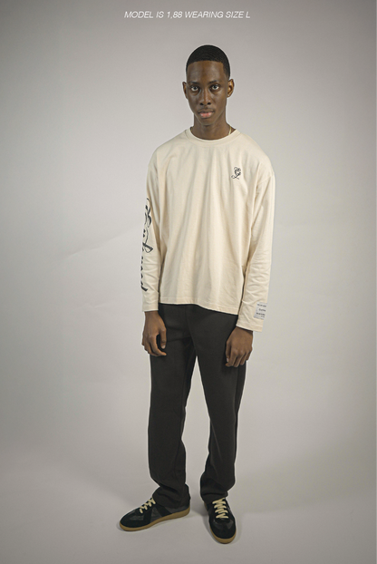 ENFANCED LONGSLEEVE [OFF-WHITE]